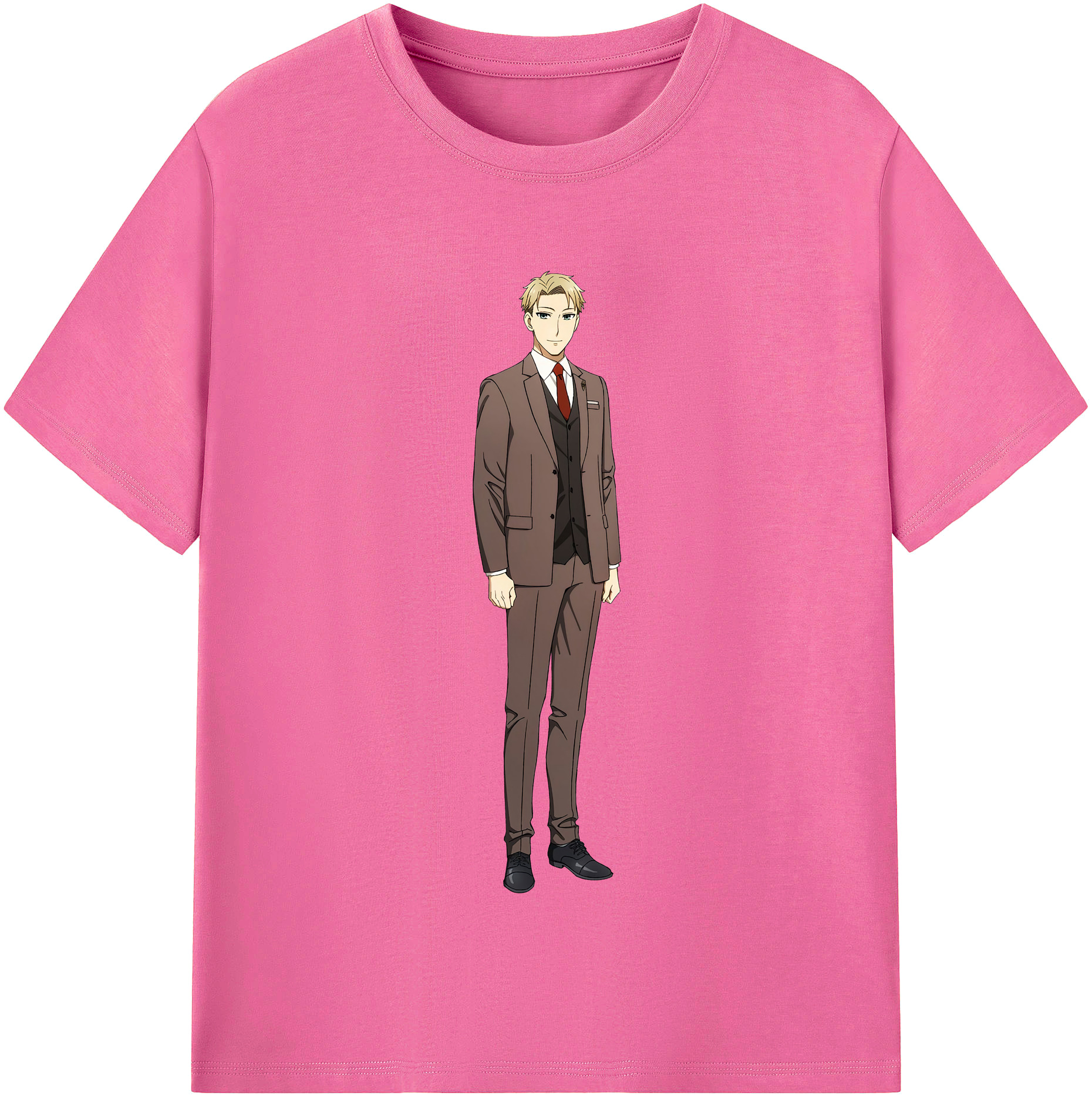 （画像用） SPY×FAMILY间谍家家酒 レディースカジュアルプリントTシャツ（綿100％）